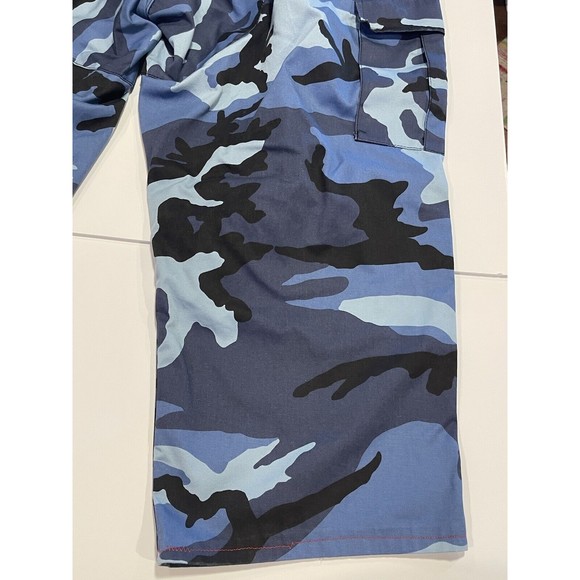 Rothco Blue BDU Pants Camouflage Tactical 6-Pocket Cargo Military Fatigues - Picture 11 of 16